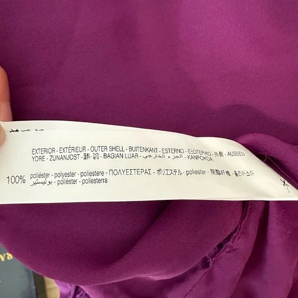 NWOT Zara Vibrant Purple Strapless Voluminous mini Dress - Picture 16 of 16